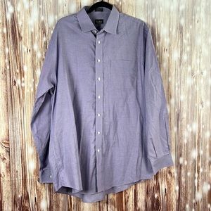 Men’s Neiman Marcus Long Sleeved Button Up Shirt 17-1/2